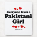 Everyone loves a Pakistani girl mousepads
