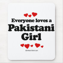 Everyone loves a Pakistani girl mousepads