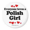 Everyone loves a Polish girl magnets