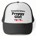 Everyone Loves a Preppy Girl T-shirt hats