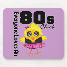 Everyone Loves An 80s Chick Mousepad
