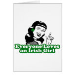 Everyone loves an irish girl card