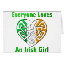 Everyone Loves An Irish Girl Cards