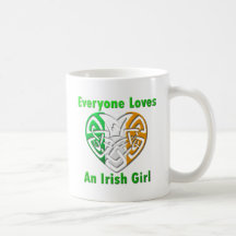 Everyone Loves An Irish Girl Mug