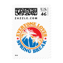 Everyone Loves Spring Break! postage by visualnewbie Everyone Loves Spring Break! postage