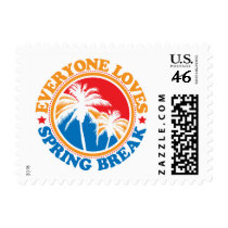 Everyone Loves Spring Break! postage by visualnewbie Everyone Loves Spring Break! postage