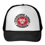 Everyone Loves Zombies - Red Mesh Hat