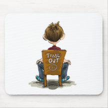 Everyone needs a time out sometime! mouse pads