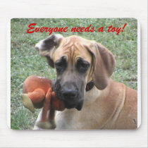 Everyone needs a toy! mousepads by silviamato Everyone needs a toy! mousepads