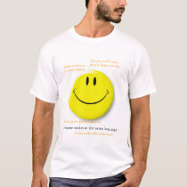 EverySmilesSameLanguage t-shirts by LazyLuxury EverySmilesSameLanguage t-shirts