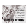 Everything between us becomes a competition post cards