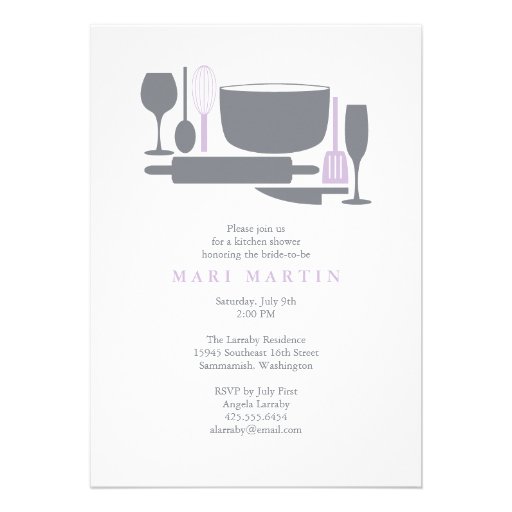 Everything But the Sink Bridal Shower Invitation