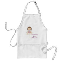 Everything Grows WIth Love Fairy aprons