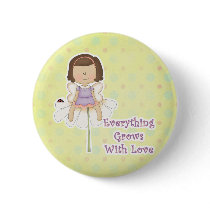 Everything Grows WIth Love Fairy buttons