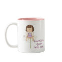Everything Grows WIth Love Fairy mugs by cutespot Everything Grows WIth Love Fairy mugs