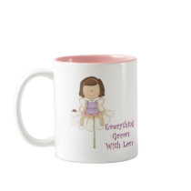 Everything Grows WIth Love Fairy mugs
