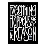 Everything Happens Black Card