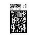 Everything Happens Black Stamp