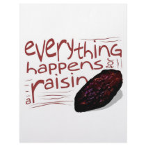 Everything happens for a RAISIN letterhead by corebeammusic Everything happens for a RAISIN letterhead