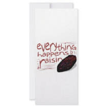 Everything happens for a RAISIN rack cards by corebeammusic Everything happens for a RAISIN rack cards