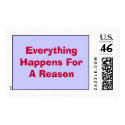 Everything Happens For A Reason postage