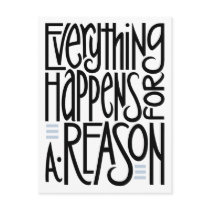 Everything Happens Postcard