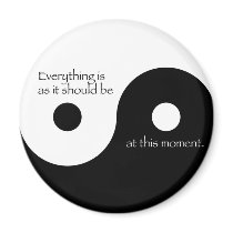 Everything Is As It Should Be Fridge Magnet