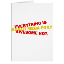 Everything is... greeting cards