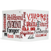 Everything Vampire binders by VampOut Everything Vampire binders