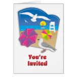 Everything's Beachy You're Invited Cards