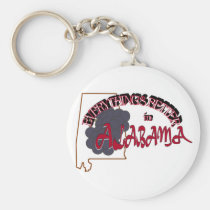 Everything's Better in Alabama Keychain keychains