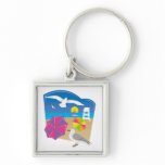 Everything's Just Beachy Key Chain