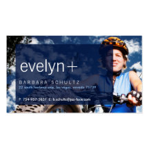 Eve's Face [blue] Business Cards