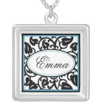 Eve's Garden Necklace- blue