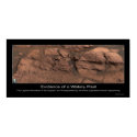 Evidence of a Watery Past on Mars posters