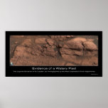Evidence of a Watery Past on Mars posters