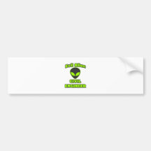 Evil Alien Civil Engineer Bumper Sticker