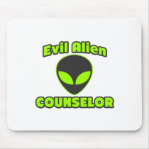Evil Alien Counselor mousepads