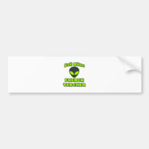 Evil Alien French Teacher Bumper Stickers