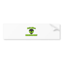 Evil Alien Hematologist Bumper Sticker