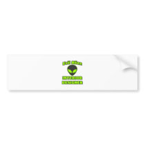 Evil Alien Interior Designer Bumper Stickers