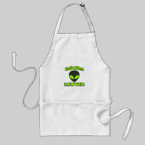 Evil Alien Lawyer Aprons