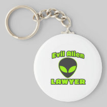 Evil Alien Lawyer Key Chain