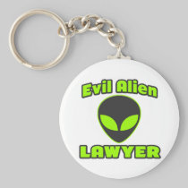 Evil Alien Lawyer Key Chain