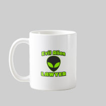 Evil Alien Lawyer Mug