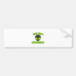 Evil Alien Librarian Bumper Stickers