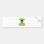 Evil Alien Massage Therapist Bumper Stickers