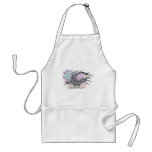Evil Alien Monster Futuristic Sci-Fi by Al Rio Apron