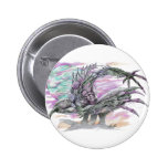 Evil Alien Monster Futuristic Sci-Fi by Al Rio Buttons