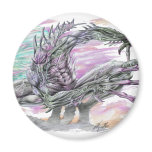 Evil Alien Monster Futuristic Sci-Fi by Al Rio Refrigerator Magnet